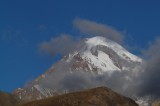 Kazbegi peak Photo by Dobromir Domuschiev